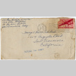 Envelope addressed to Henri and Tomoye Takahashi from Ben White (ddr-densho-422-457)