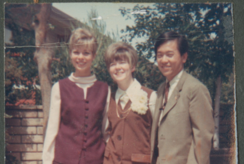Two women and a man (ddr-densho-523-528)