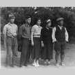 Family photo: Tom, Tak, May, Kumae, and Fujitaro Kubota (ddr-densho-354-393)