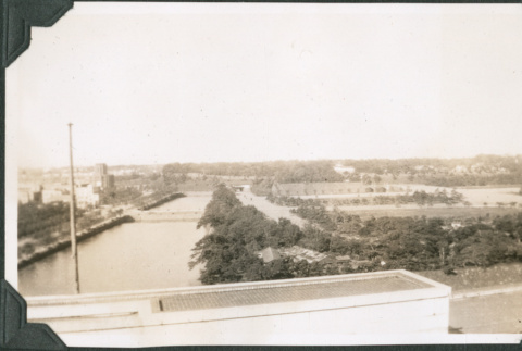 View of moat from above (ddr-ajah-2-726)