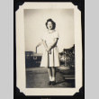 Mits standing at Rohwer (ddr-densho-542-628)
