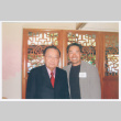 Tom Ikeda and Daniel Inouye at Humanities Washington (ddr-densho-506-28)