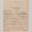 Acknowledgment of change of address request for Kanozo Domoto (ddr-densho-329-971)