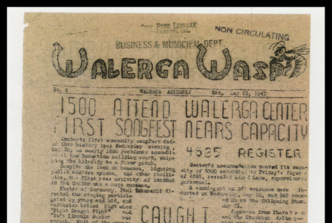 Walerga wasp, no. 4 (May 23, 1942) (ddr-csujad-55-2509)