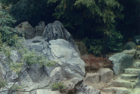 Placing stone steps in Madison Park (ddr-densho-354-179)