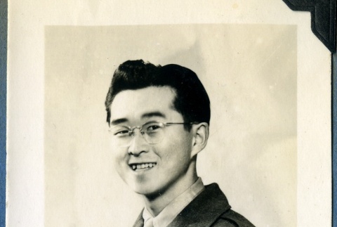 Military portrait of Roy Nagai (ddr-densho-22-60)