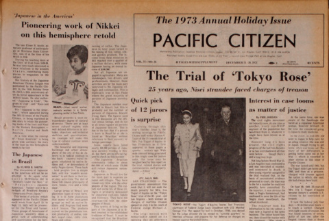 Pacific Citizen, Vol. 77, No. 25, (December 21-28, 1973) (ddr-pc-45-50)