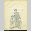 Drawing done by a Japanese prisoner of war (ddr-densho-179-205)