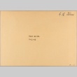 Envelope of Dorothy Chiya photographs (ddr-njpa-5-388)