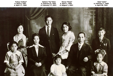 Portrait of Hyakutaro and Yoshi Towata Family (ddr-ajah-6-959)
