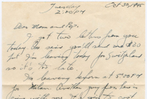 Letter from Tadashi Ishida to Mr. & Mrs. Y Ishida (ddr-densho-535-286)