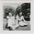 A man and woman sitting in the grass (ddr-densho-338-19)
