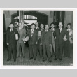 Interpreters at the International Military Tribunal for the Far East at the War Ministry Building in Tokyo (ddr-densho-1007-111)