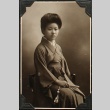 Portrait of Japanese woman in kimono (ddr-densho-259-456)