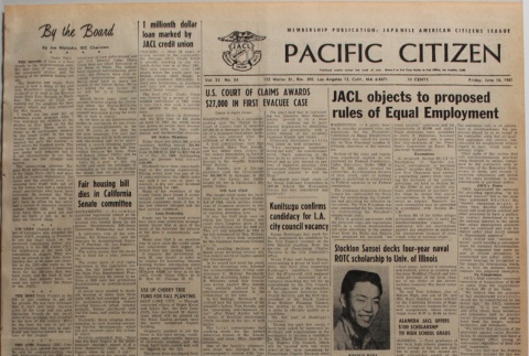 Pacific Citizen, Vol. 52, No. 24 (June 16, 1961) (ddr-pc-33-24)