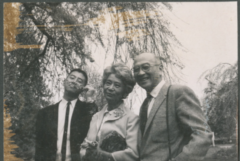 Agnes and Chester Sakura with one of their sons (ddr-densho-523-362)