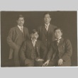 Portrait of four men (ddr-densho-321-504)