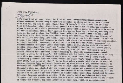 Letter to Frank Abe from Frank Chin (ddr-densho-122-204)
