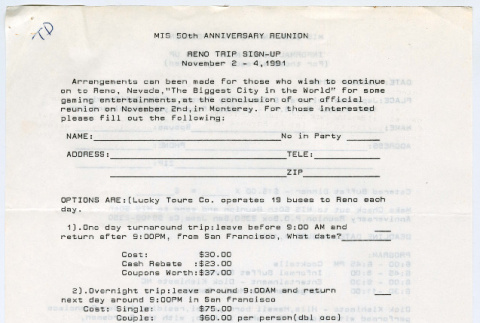MIS 50th anniversary reunion signup (ddr-densho-1007-1086)