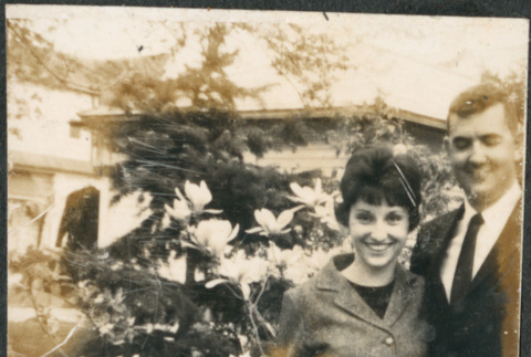 Couple in garden (ddr-densho-523-638)