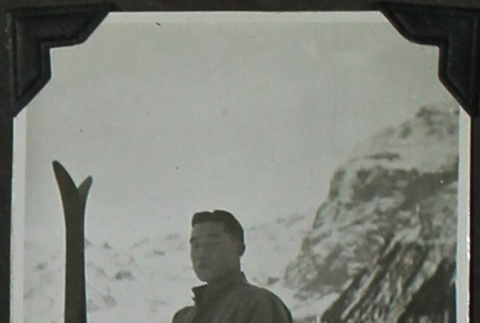 Man with skis (ddr-densho-201-256)