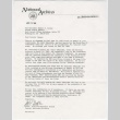 National Archives letter (ddr-densho-314-9)