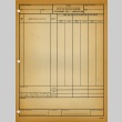 Form: Telephone Bid - Tabulation (ddr-densho-155-50)