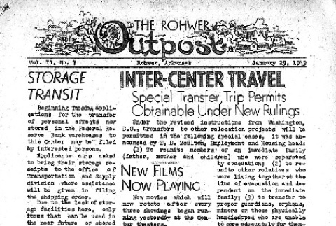 Rohwer Outpost Vol. II No. 7 (January 23, 1943) (ddr-densho-143-26)