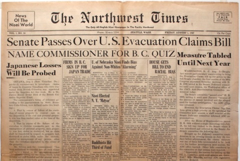 The Northwest Times Vol. 1 No. 54 (August 1, 1947) (ddr-densho-229-41)