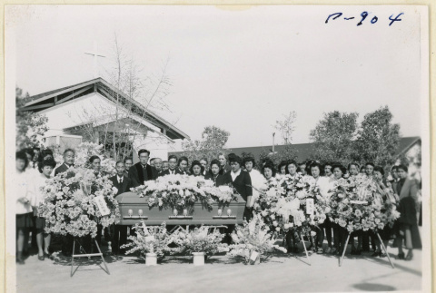 Funeral for Mrs. Akiyama (ddr-densho-37-1833)