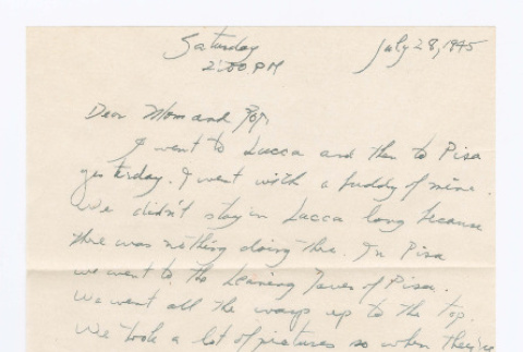 Letter from Tadashi Ishida to Mr. & Mrs. Y Ishida (ddr-densho-535-225)