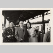 Masako Takahashi with unknown man and woman (ddr-densho-426-225)