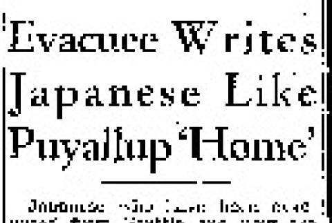 Evacuee Writes Japanese Like Puyallup 'Home' (May 3, 1942) (ddr-densho-56-784)