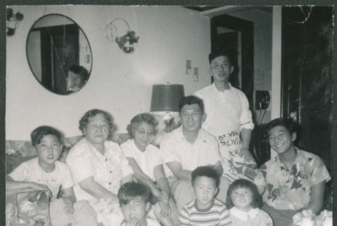 Sakura family in living room (ddr-densho-523-251)