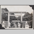 Group of men standing in front of shrine (ddr-densho-326-349)