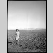 Young woman in empty field (ddr-densho-475-137)