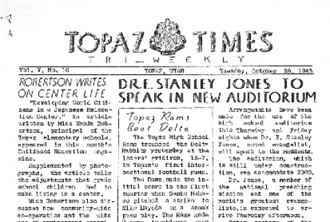 Topaz Times Vol. V No. 10 (October 26, 1943) (ddr-densho-142-229)
