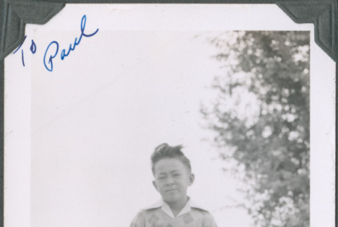 Signed photo of Jerico (ddr-densho-483-1163)