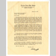 Letter from Ralph F. Burnight, District Superintendent, Excelsior Union High School to the parents of the students of Excelsior Union High School, January 31, 1947 (ddr-csujad-5-200)