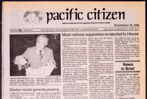 Pacific Citizen, Vol. 99, No. 17 [20] (November 16, 1984) (ddr-pc-56-45)