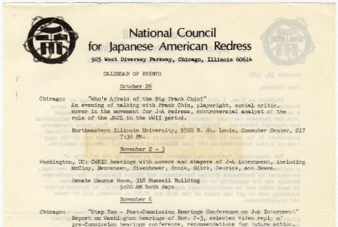 National Council for Japanese American Redress Newsletter (ddr-densho-352-90)