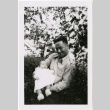 Seigo Otani holding baby Pauline (ddr-densho-467-10)