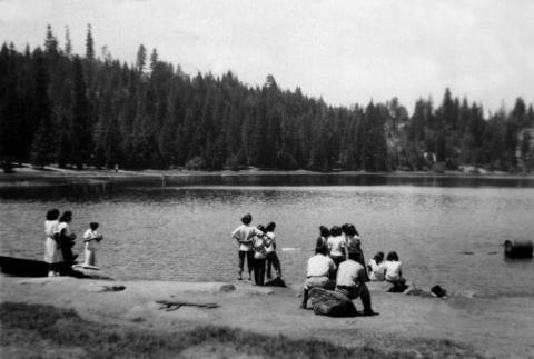 Campers at Lake Sequoia (ddr-densho-336-32)