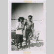 May and Kenneth Iyeki at Jones Beach (ddr-densho-392-81)
