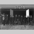 Firemen standing in front of Fire Station No. 1 (ddr-fom-1-761)