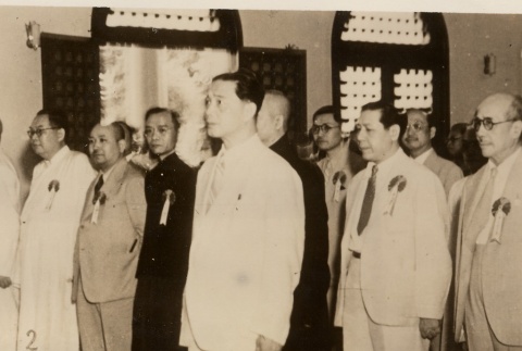 Wang Jingwei speaking at a ceremony (ddr-njpa-1-1040)