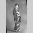 [Woman in kimono and geta] (ddr-csujad-56-298)