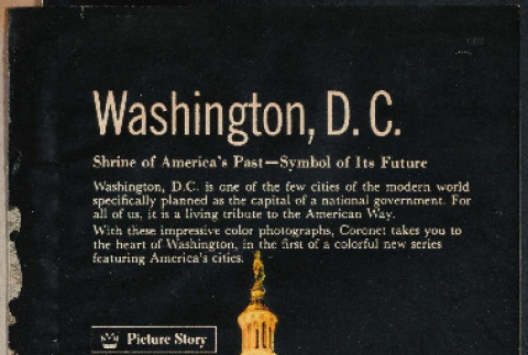 Washington, D.C.: shrine of America's past: symbol of its future (ddr-csujad-49-226)