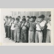 Group of boys playing recorders (ddr-manz-7-14)