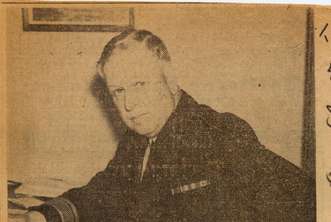 Newspaper clipping regarding Husband E. Kimmel (ddr-njpa-1-791)